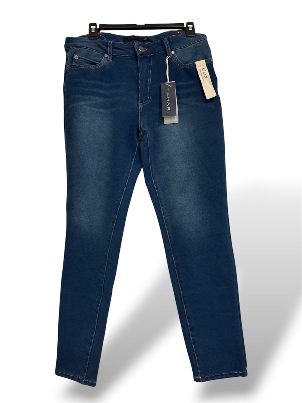 Tahari Women's Indigo Skinny Stretch Kelly Jeans
